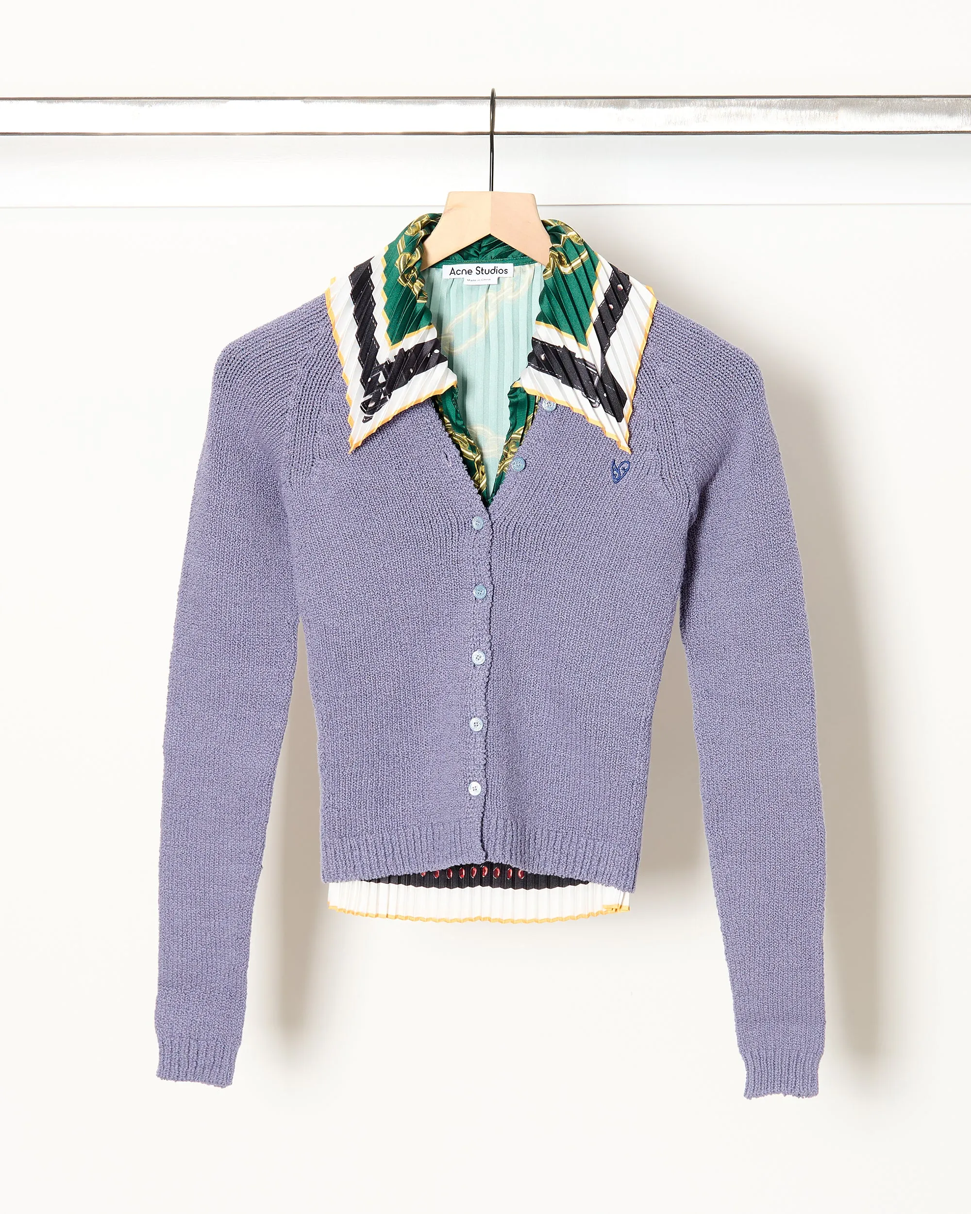 Cardigan Steel Blue sold by French + Italian product image thumbnail 4