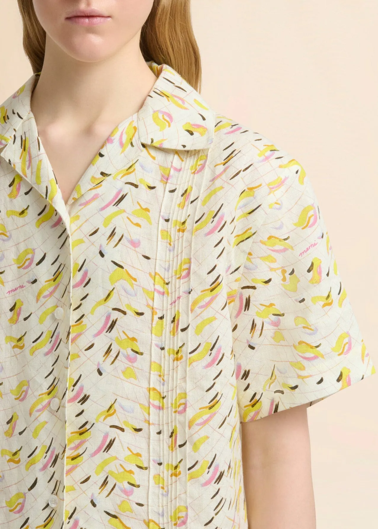 Brushstroke Wave Print Shirt sold by French + Italian product image thumbnail 5
