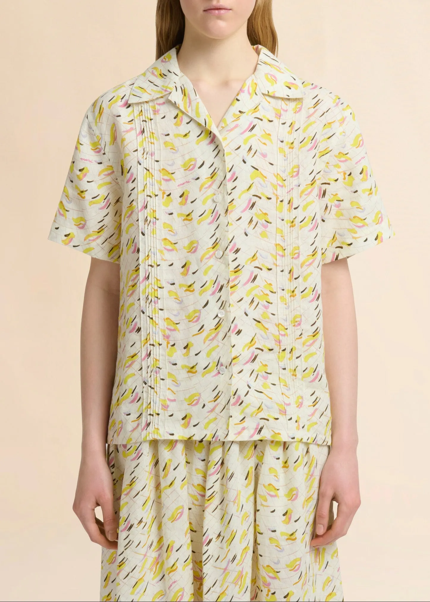Brushstroke Wave Print Shirt sold by French + Italian product image thumbnail 3