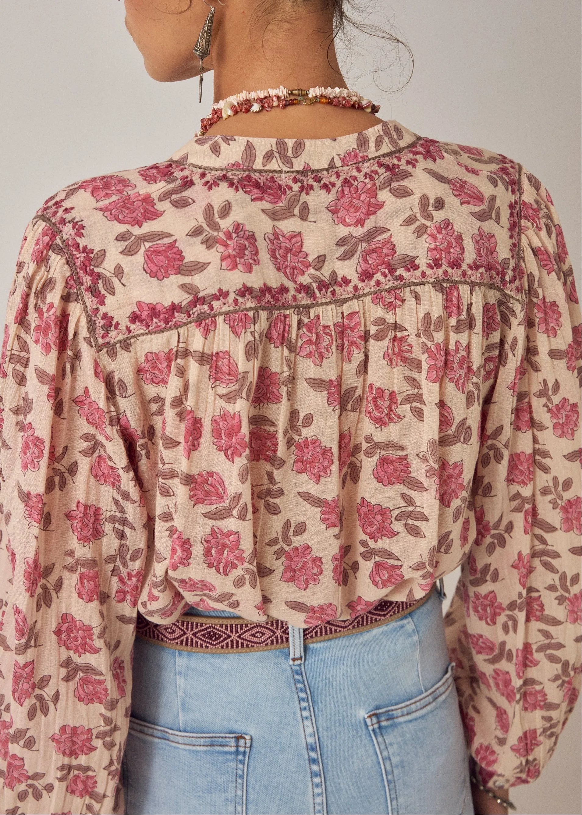 Lennox Blouse Gordon Roses sold by French + Italian product image thumbnail 3