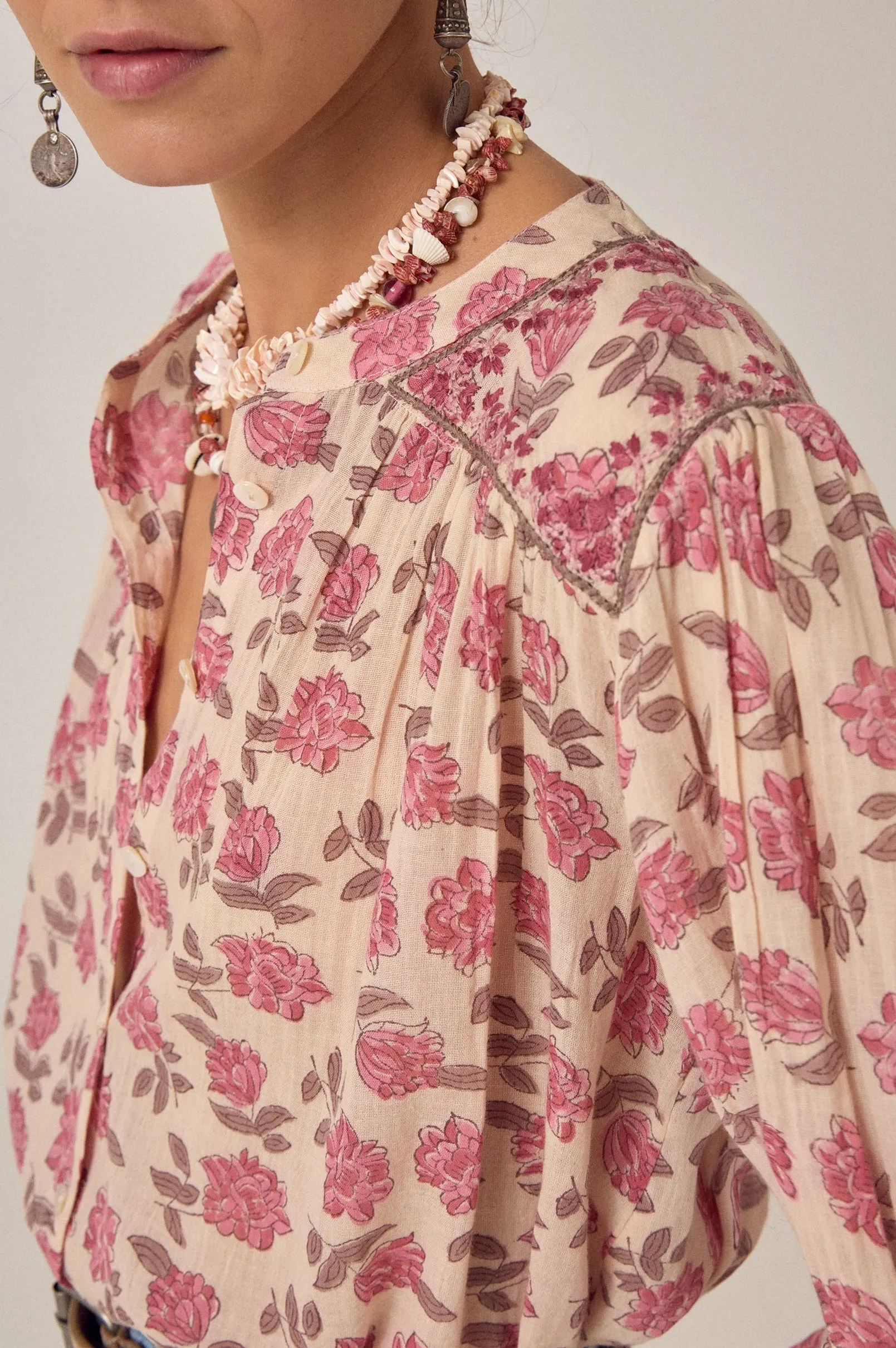 Lennox Blouse Gordon Roses sold by French + Italian product image thumbnail 2