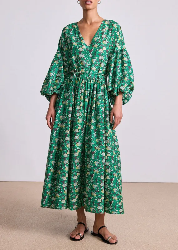 Alta Maxi Florette Emerald made by Apiece Apart