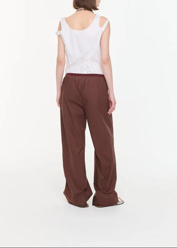 Wide Leg Cotton Trousers sold by French + Italian product image thumbnail 4