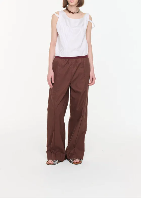 Wide Leg Cotton Trousers sold by French + Italian product image thumbnail 2