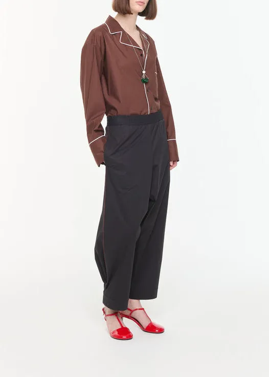 Relaxed Cotton Trousers sold by French + Italian product image thumbnail 2