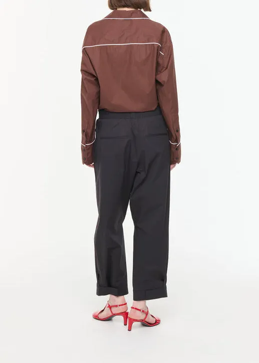 Relaxed Cotton Trousers sold by French + Italian product image thumbnail 4