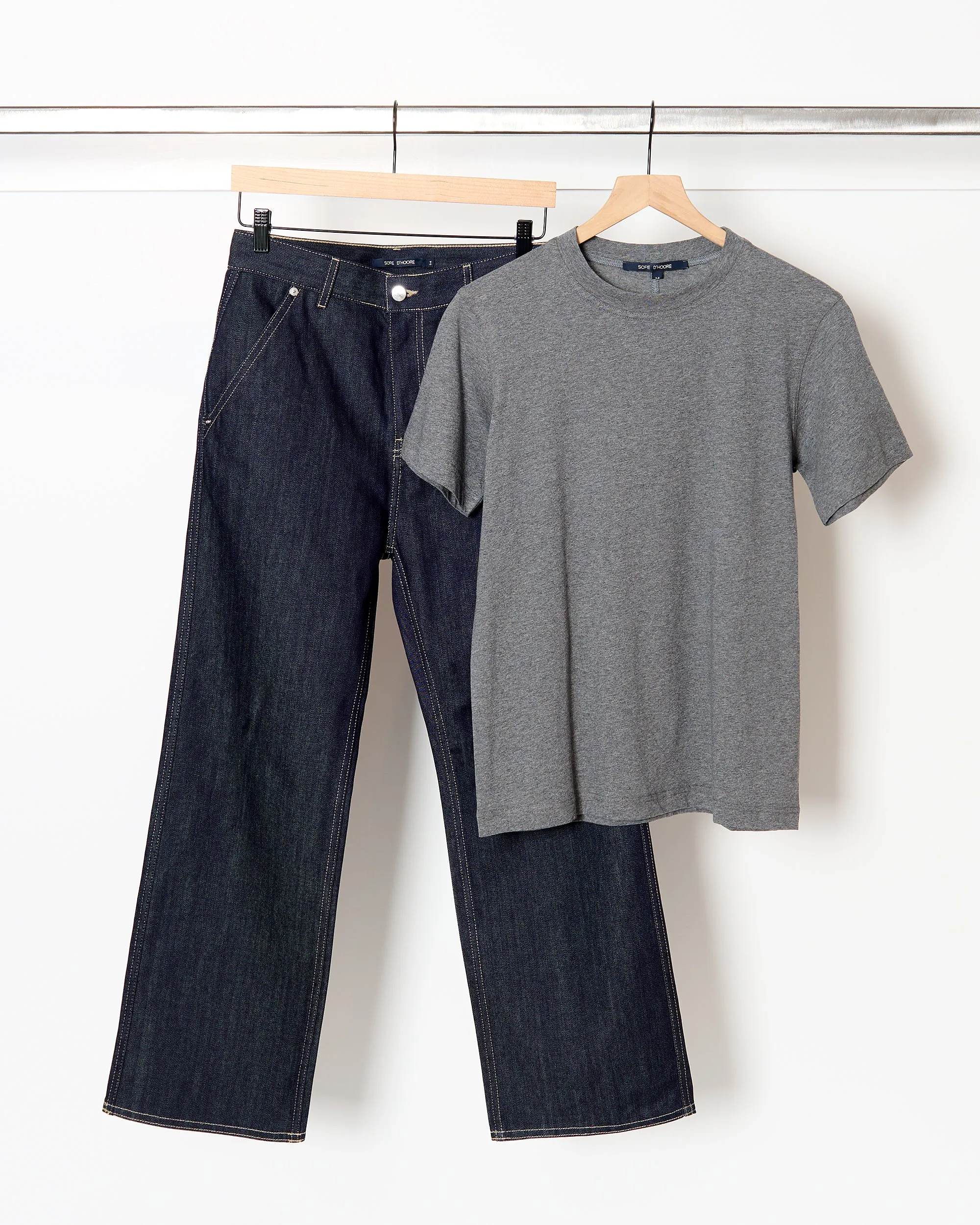 Tag Shirt Grey Melange sold by French + Italian product image thumbnail 4