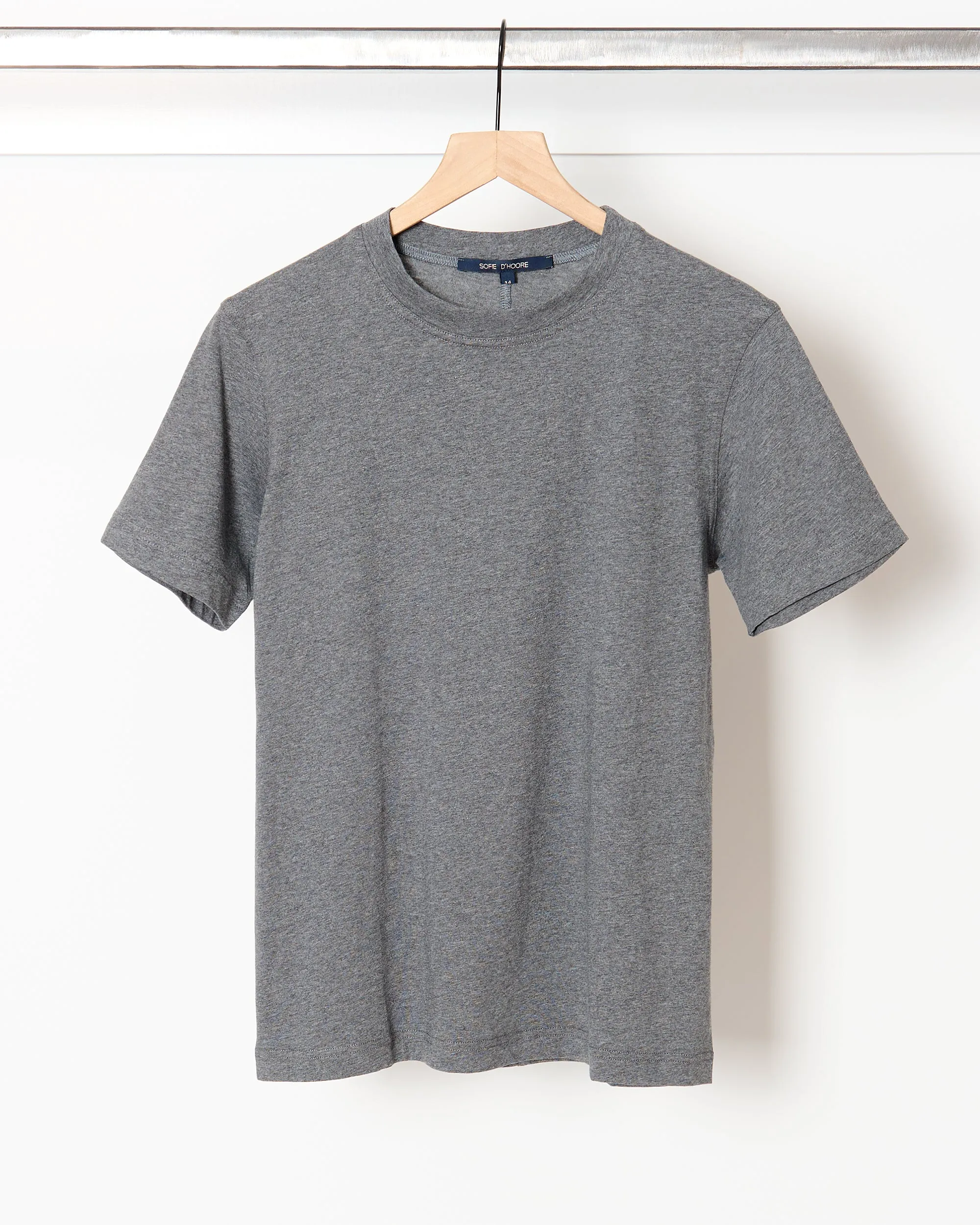 Tag Shirt Grey Melange sold by French + Italian