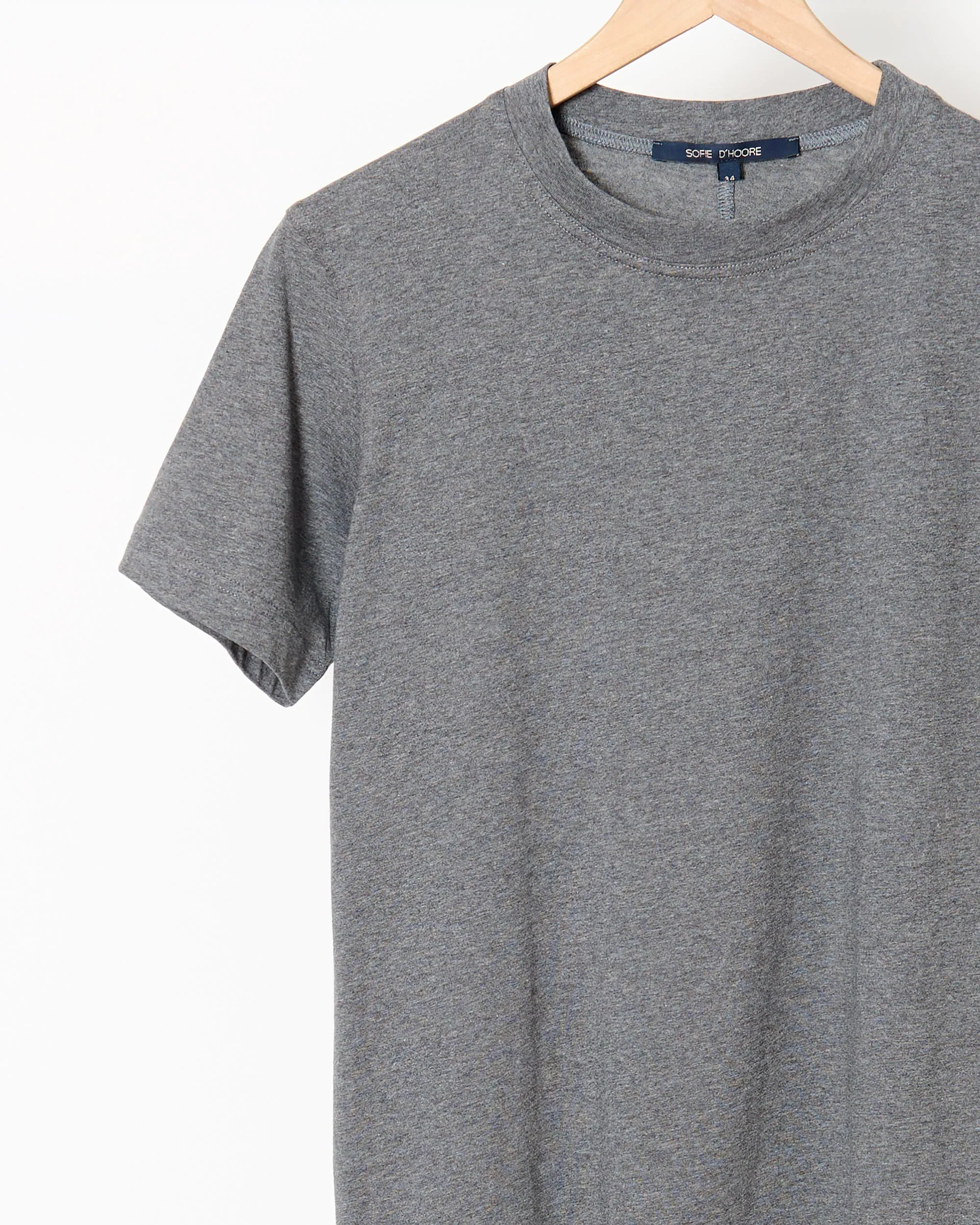 Tag Shirt Grey Melange sold by French + Italian product image thumbnail 3