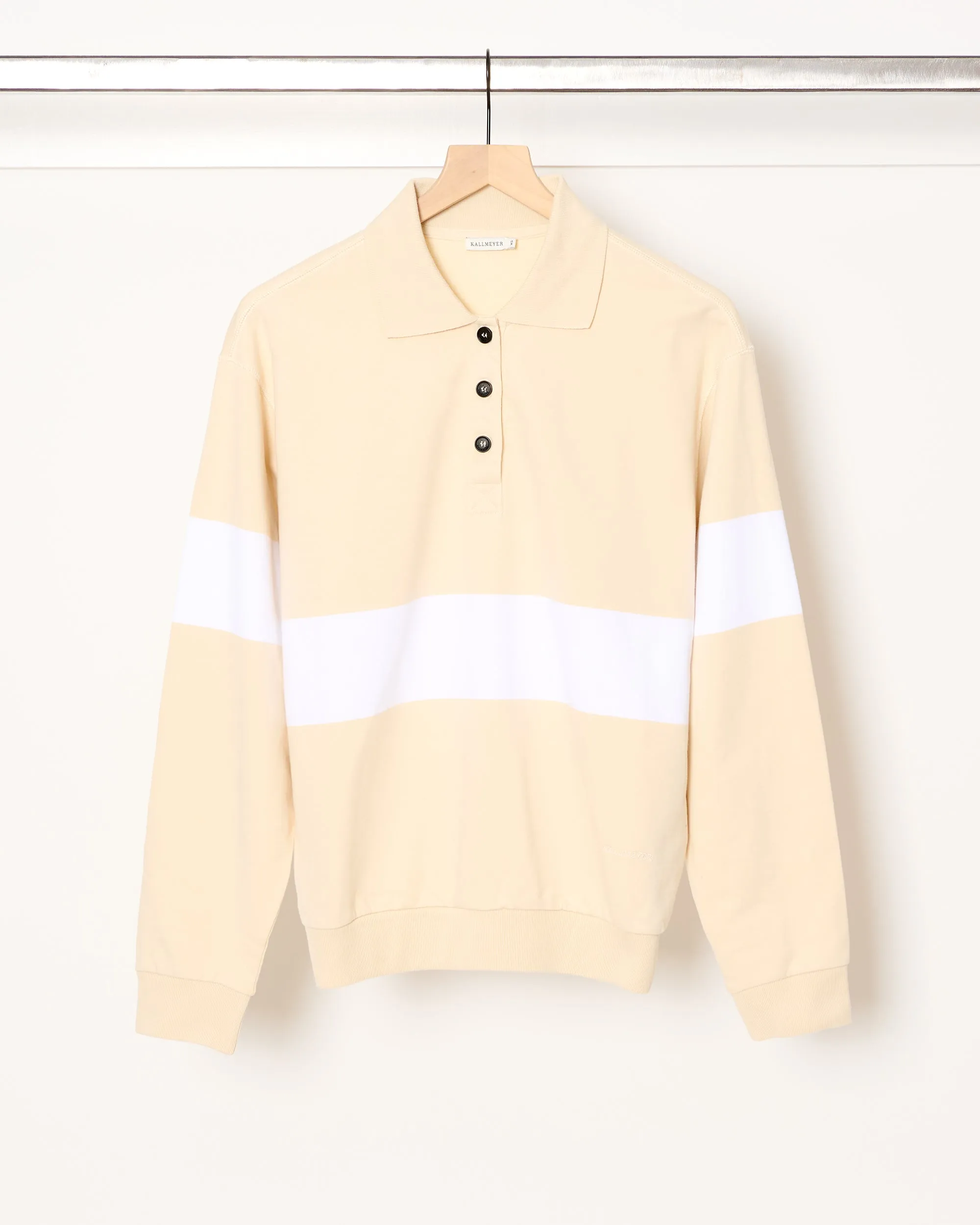 Blake Rugby Polo Vanilla sold by French + Italian