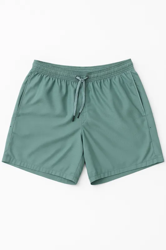 Men's beach shorts-Mint Green made by Tree