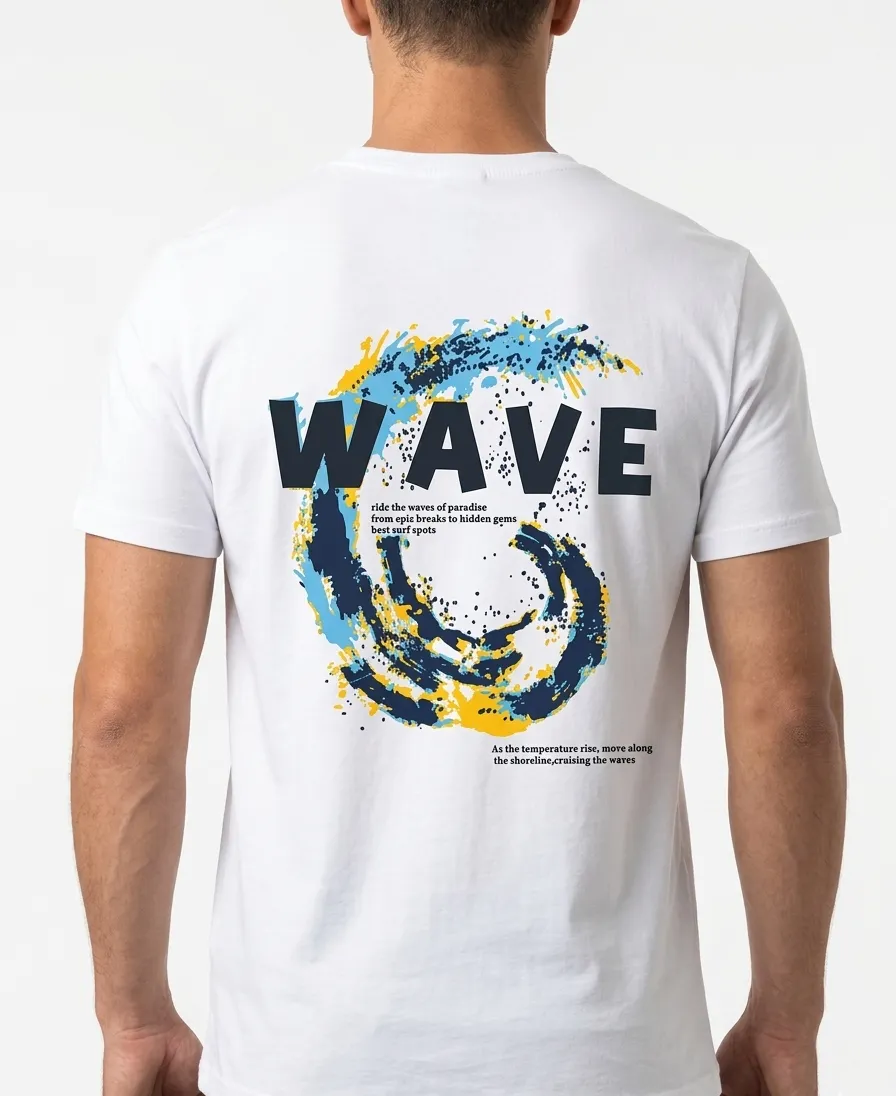 Men`s Printed T-Shirt – White sold by Tree product image thumbnail 2