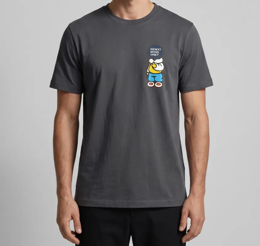 Men`s Printed T-Shirt – Grey made by Tree