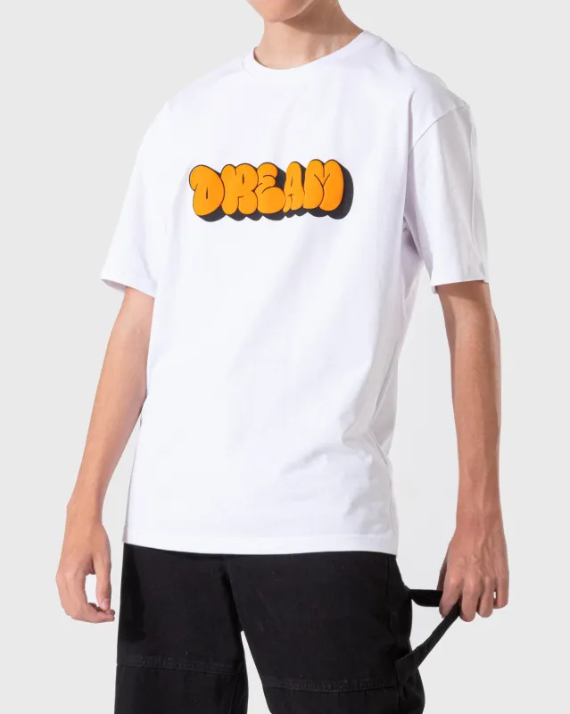Men`s Printed T-Shirt – Over Size -White made by Tree
