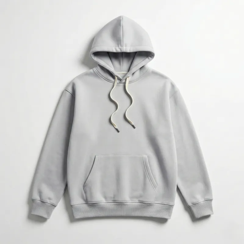 Men's Oversized Light Grey Hoodie made by Tree