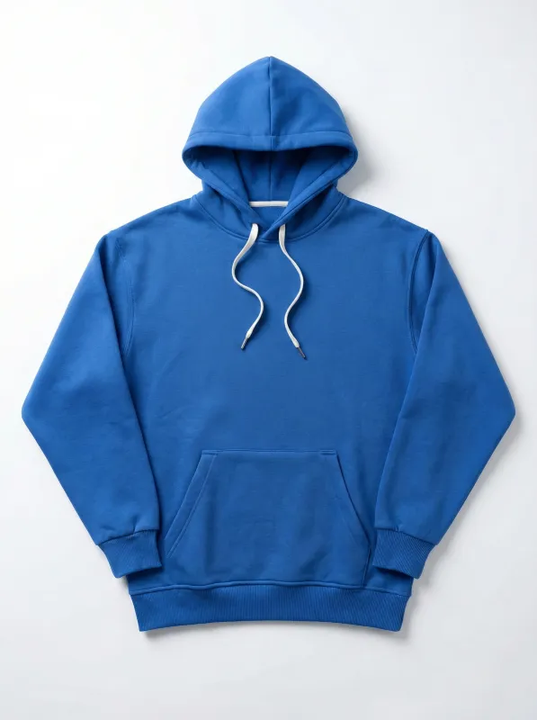 Men’s Plain Hoodie Sweatshirt Over Size – Blue made by Tree