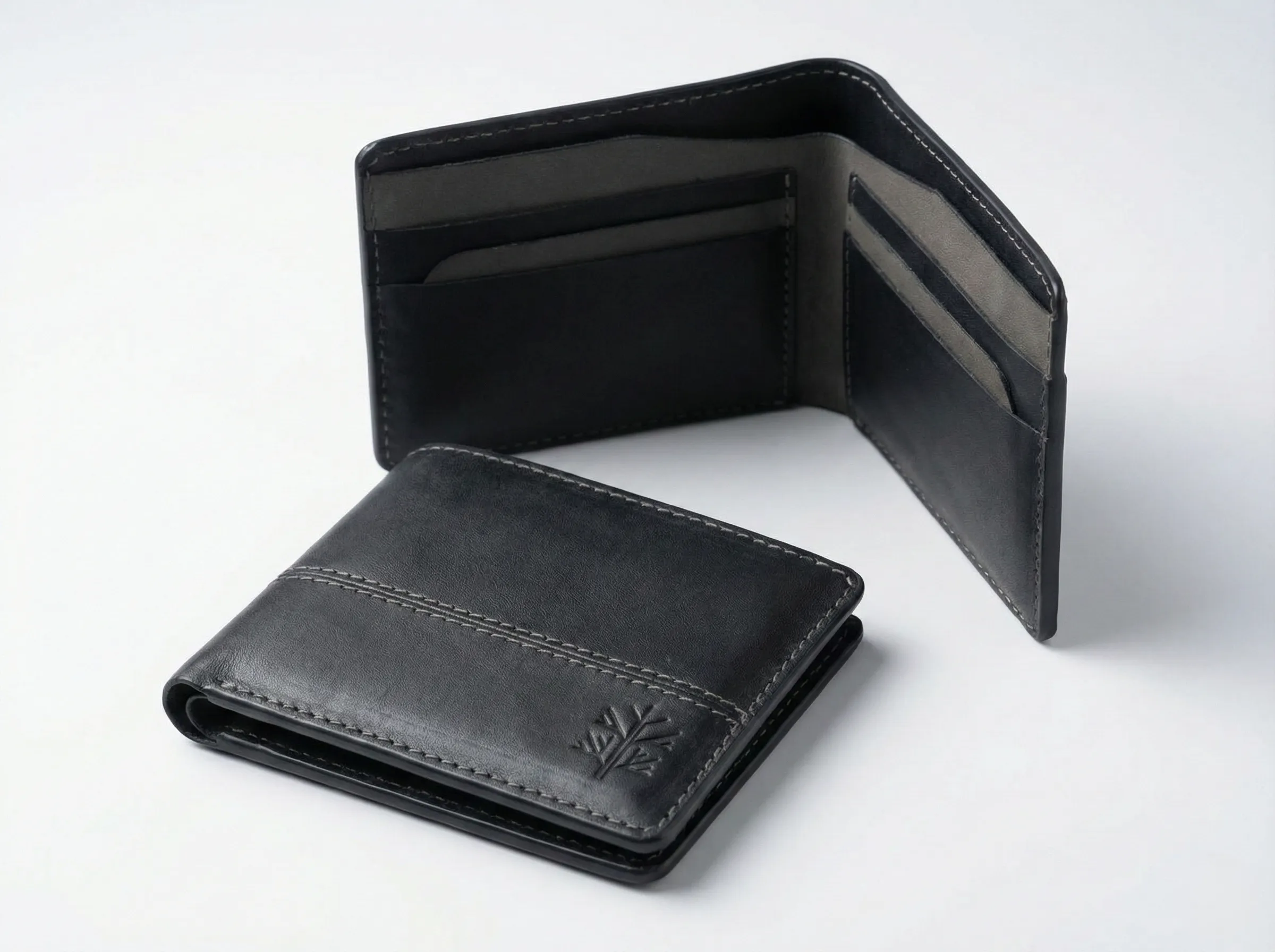 Leather wallet Black sold by Tree product image thumbnail 2