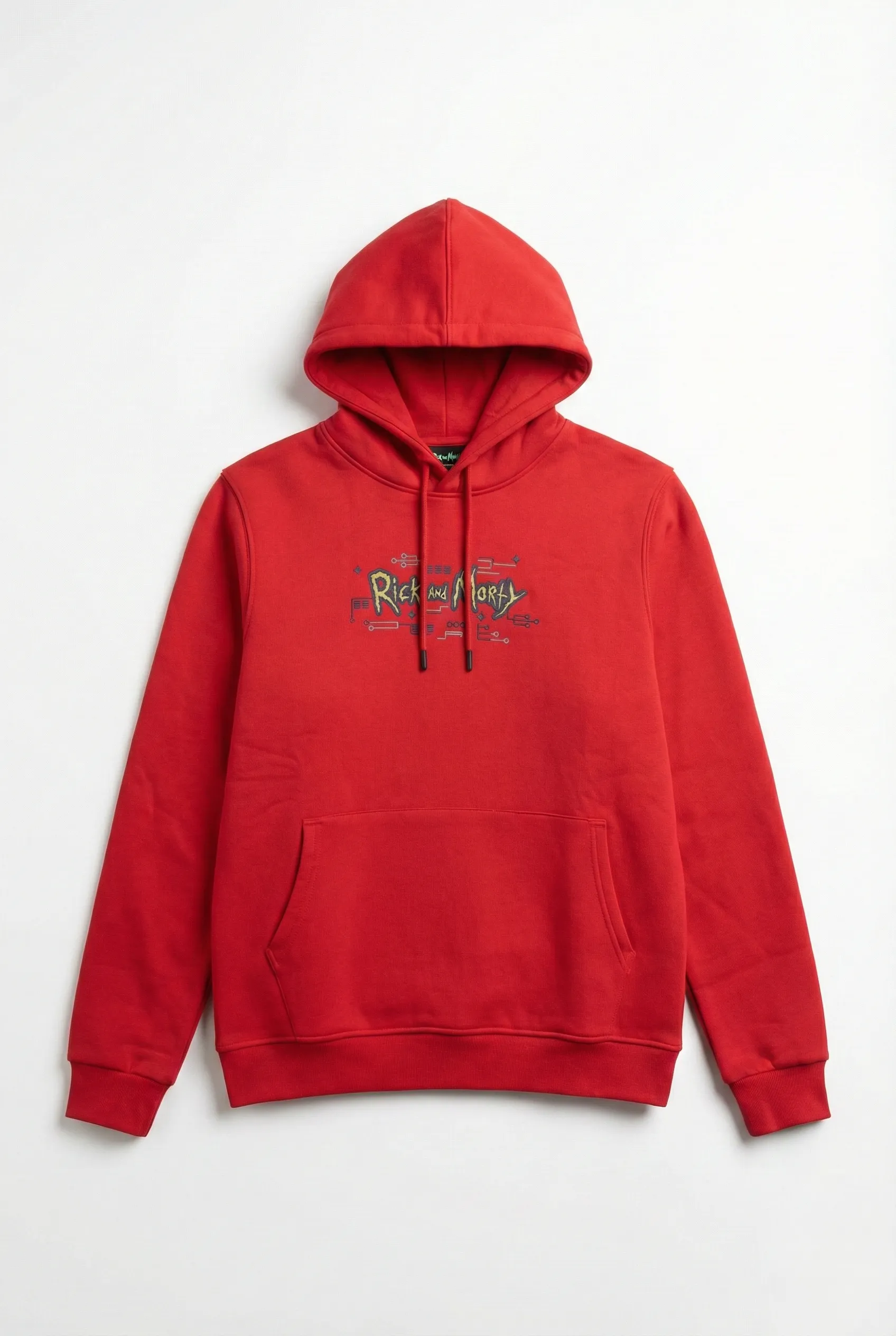 Men's Printed Hoodie Sweatshirt - Red sold by Tree
