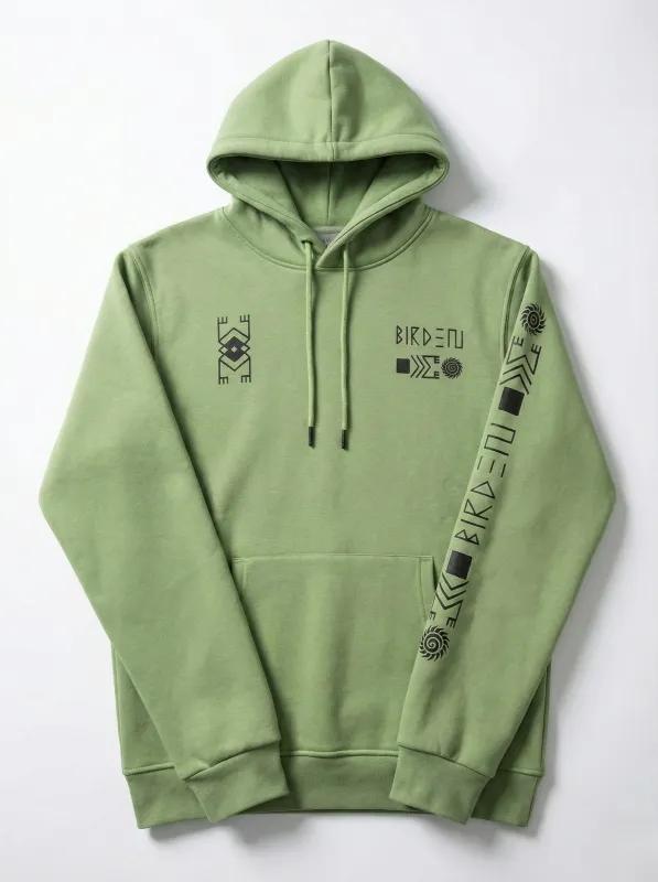 Men's Printed Hoodie Sweatshirt made by Tree
