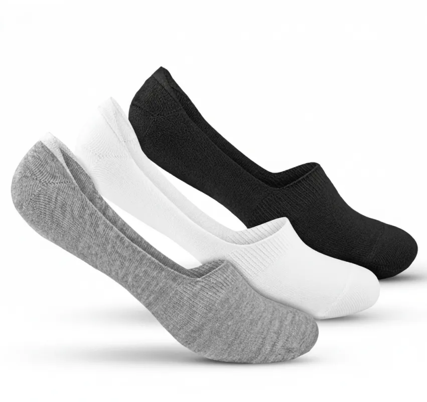 Men’s No-Show Casual Socks – Plain Pack made by Tree