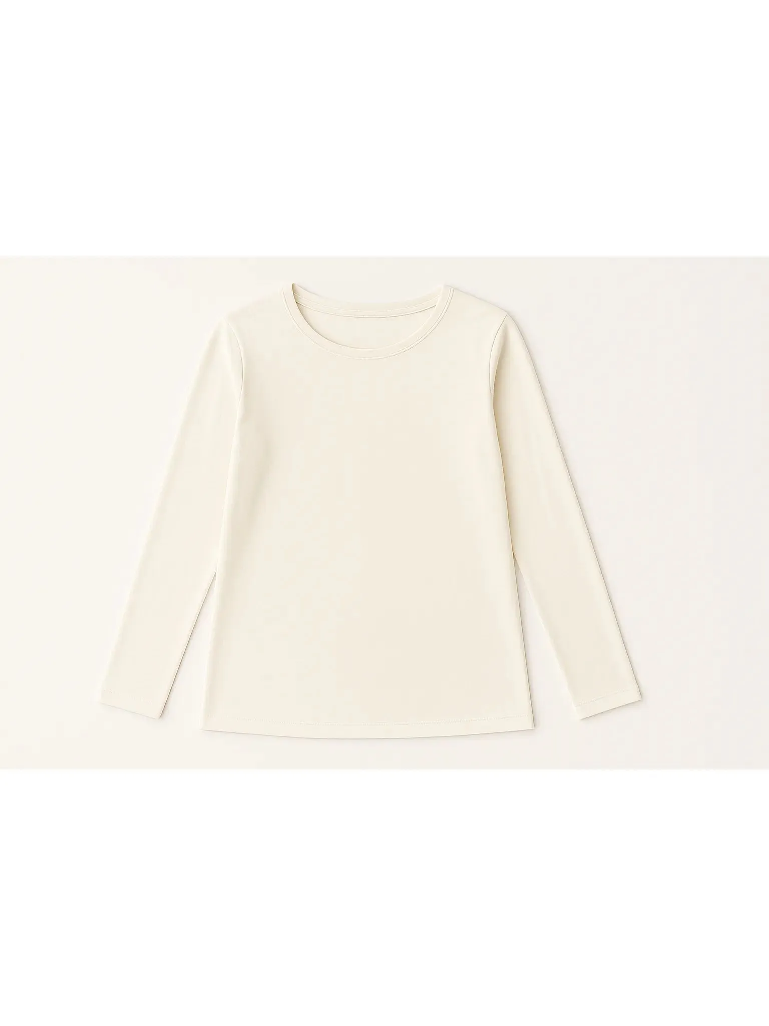 Women's basic sleeve T-shirt - Off White sold by Tree