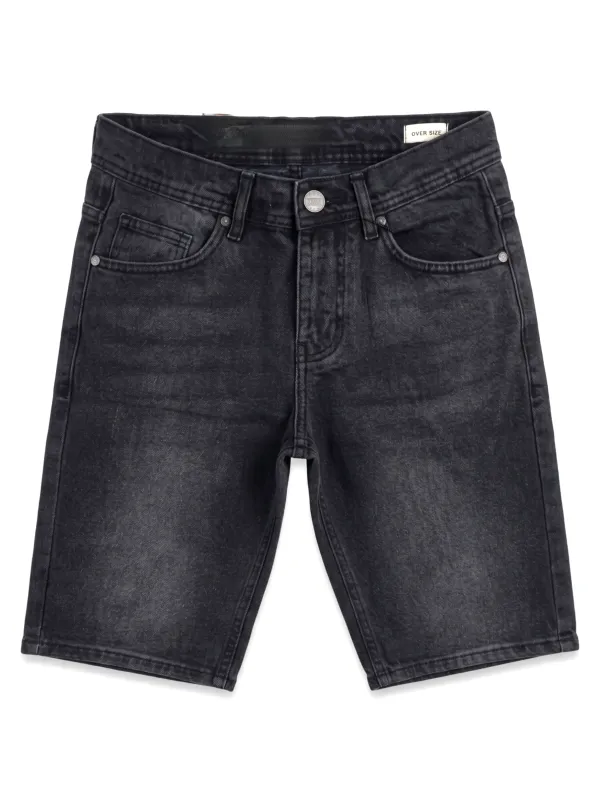 Men's jeans shorts over size -Gray made by Tree