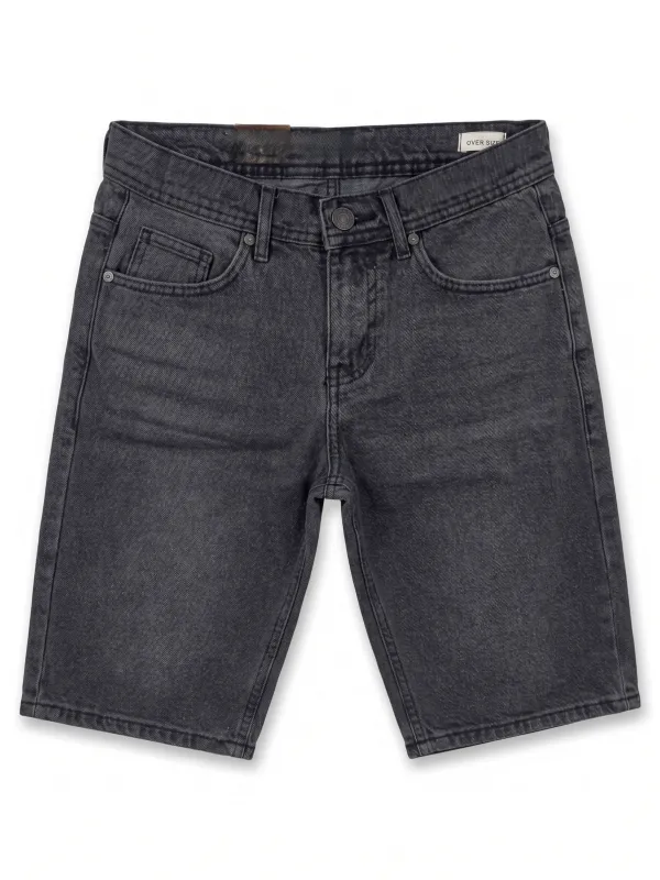Men's jeans shorts over size -Gray made by Tree