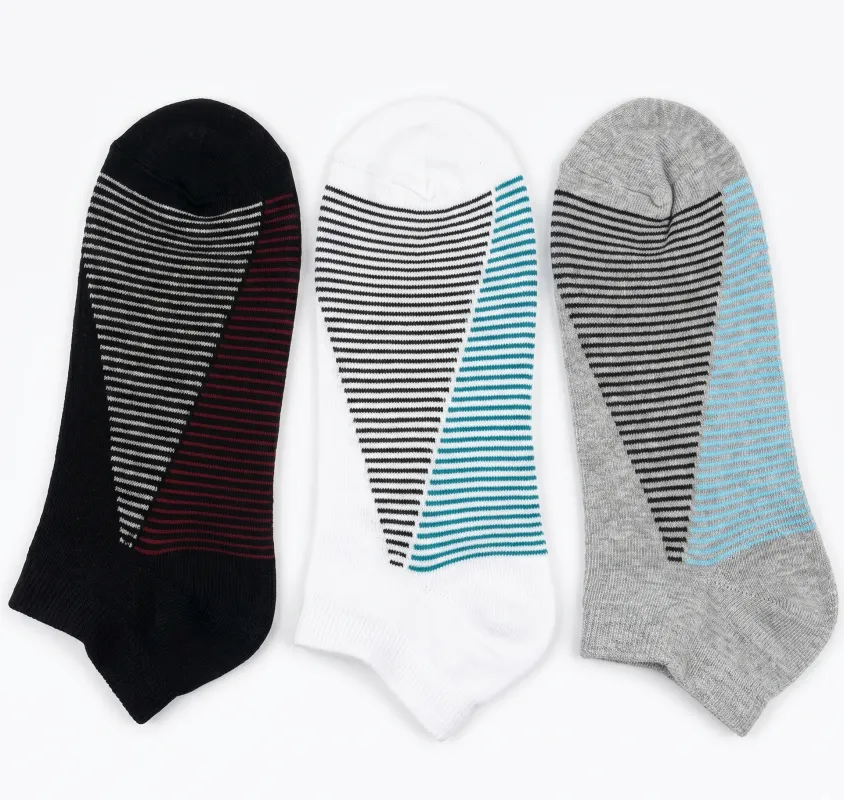Men’s Cotton Low-Cut Socks 3 pcs made by Tree