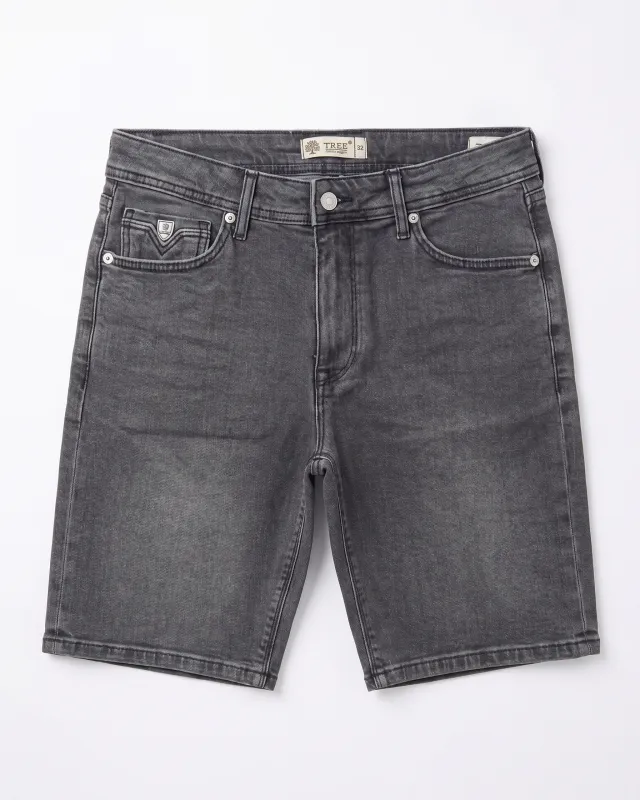 Men's slim jeans shorts -Gray made by Tree