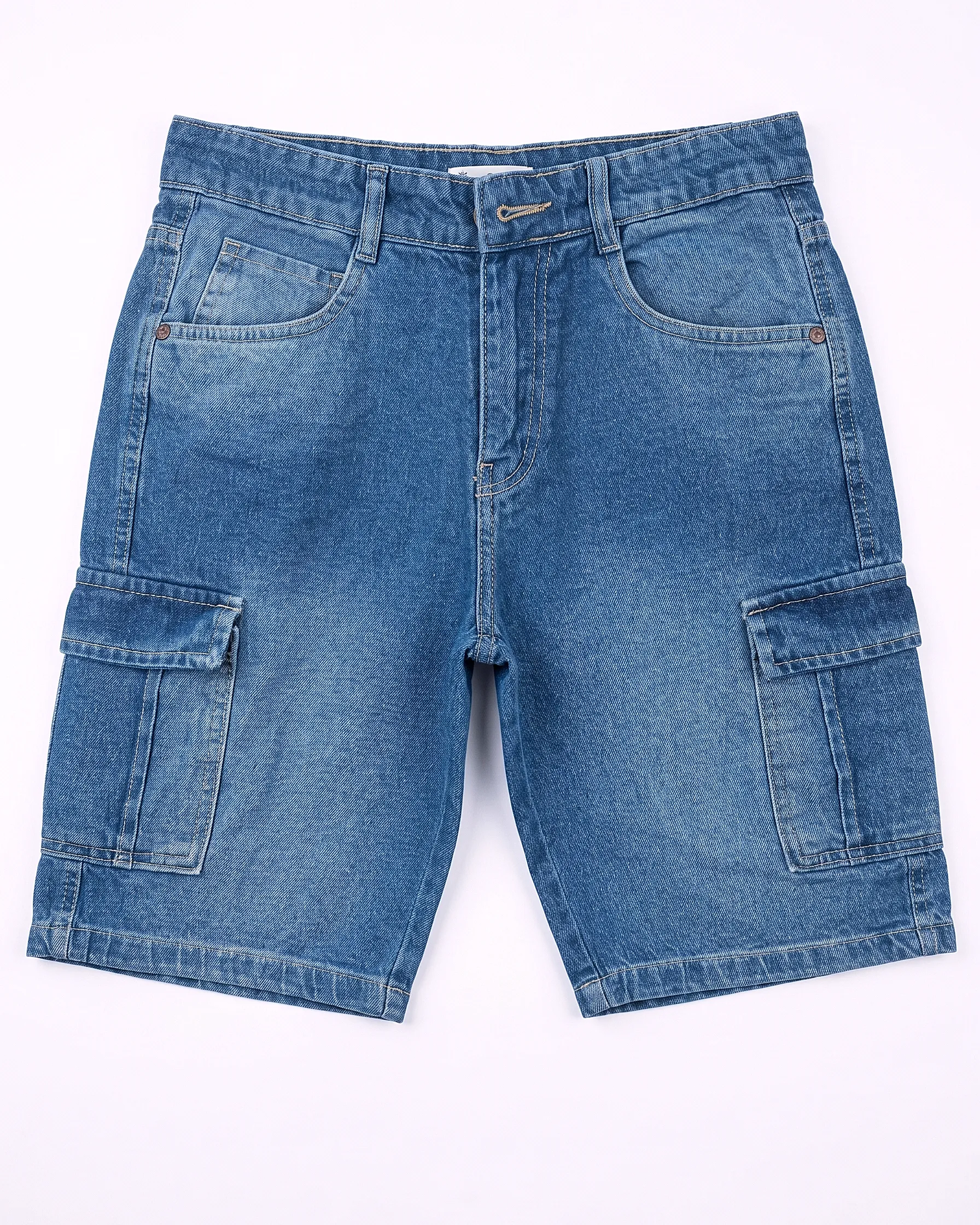 Men's jeans shorts baggy - blue sold by Tree