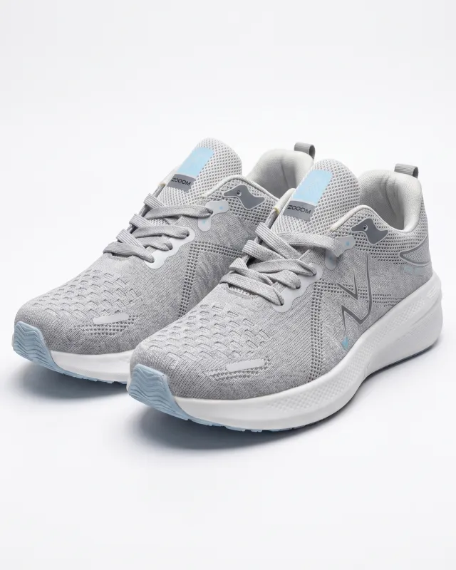 Men's Running Shoes-Silver made by Tree