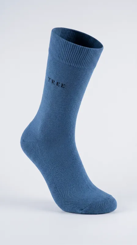Men's Socks Classic -Petrol blue made by Tree