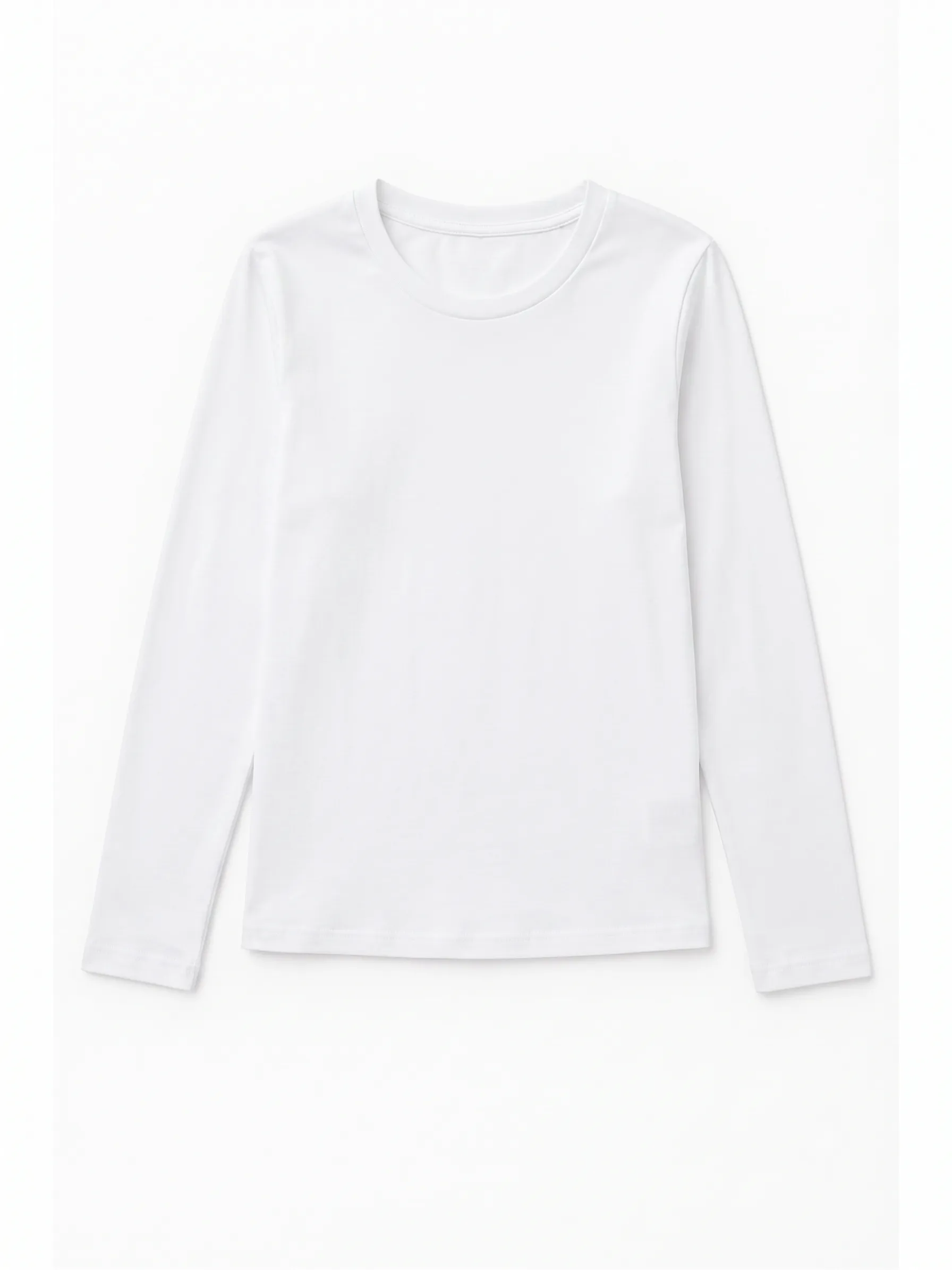 Women's basic sleeve T-shirt - White sold by Tree