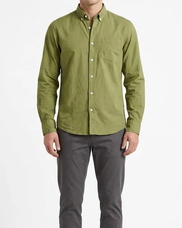 Men`s Gabardine Shirt sold by Tree product image thumbnail 2