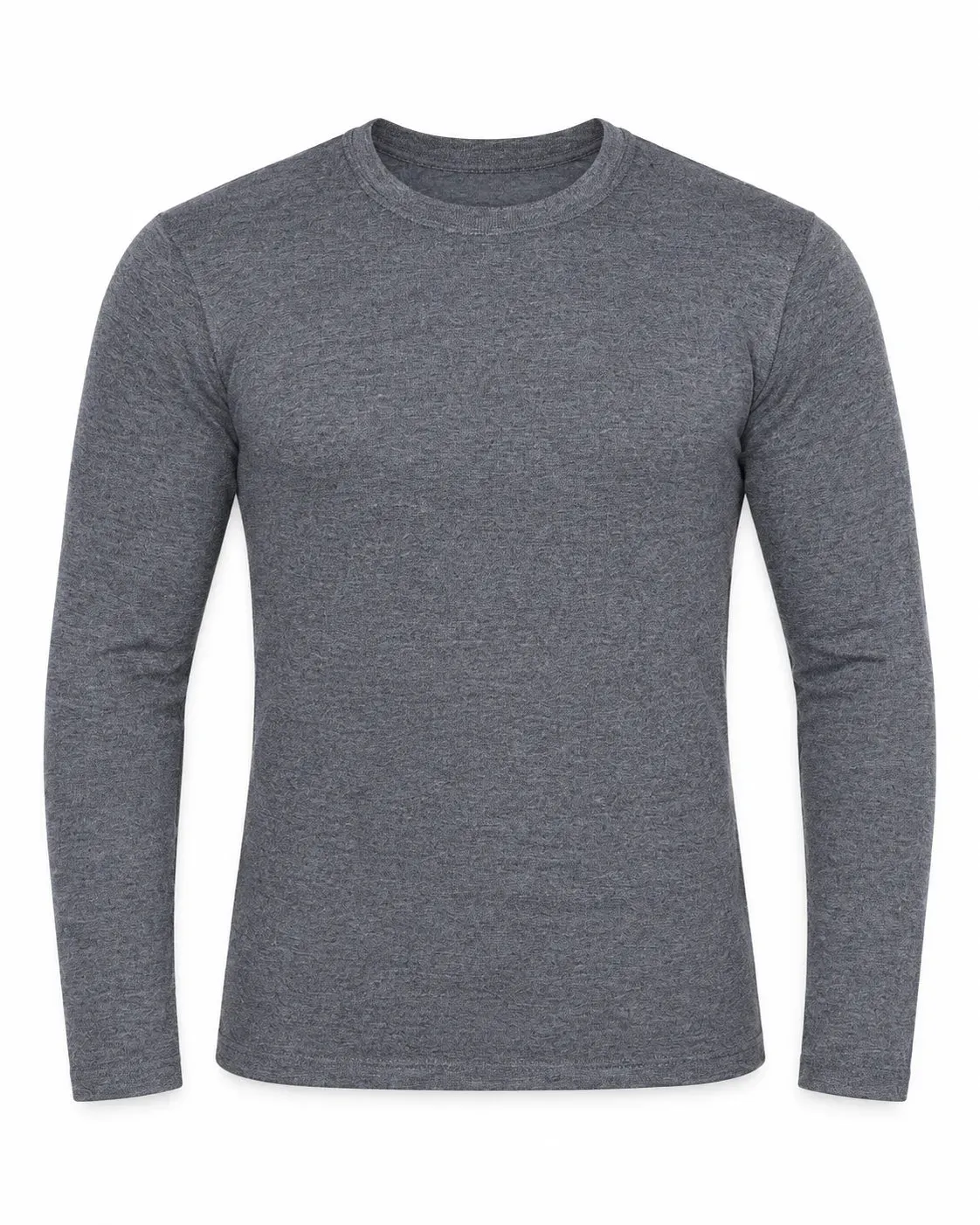 Men's Basic Dark Gray Long Sleeve T-Shirt sold by Tree product image thumbnail 2