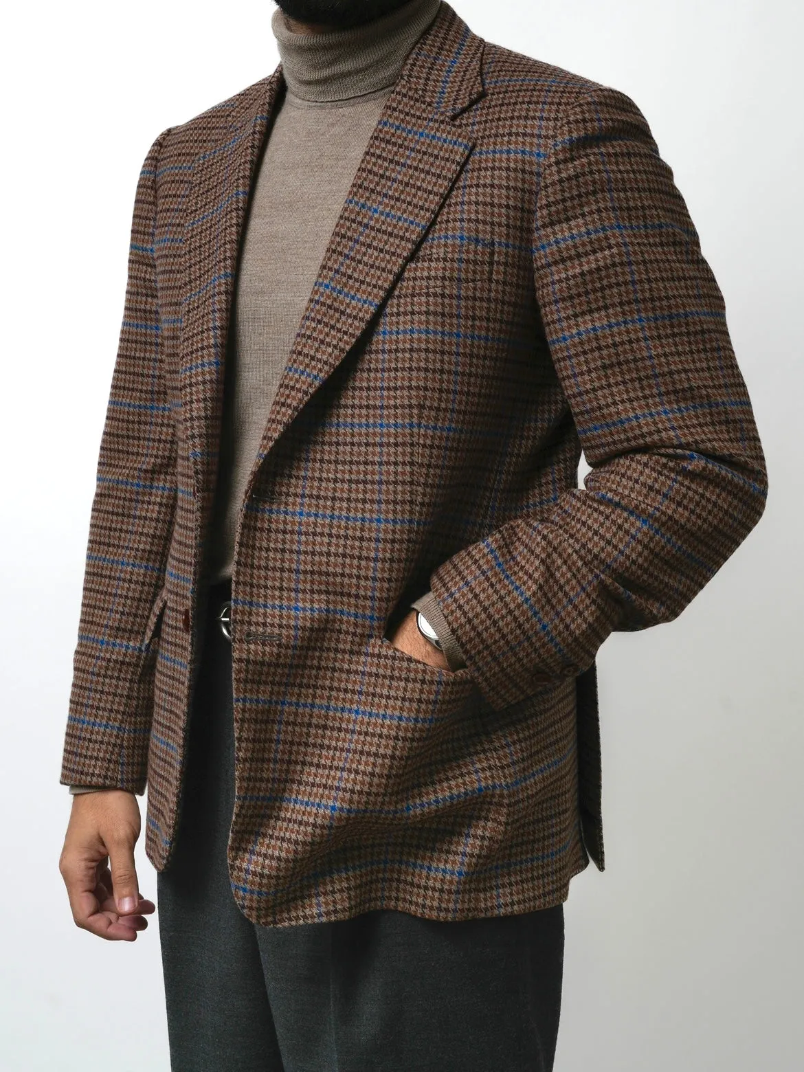 Veste à motif gun club Cerruti sold by Carthage Paris