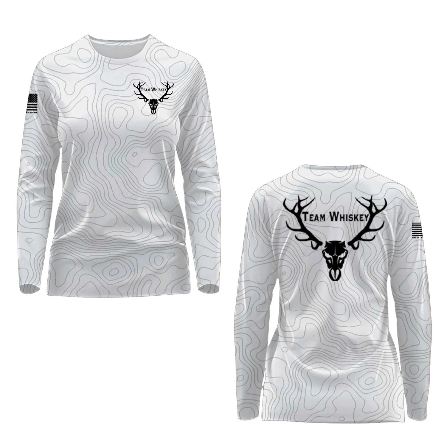 Women's UPF Long Sleeve (Hooded/Crew Neck) sold by Team Whiskey product image thumbnail 4
