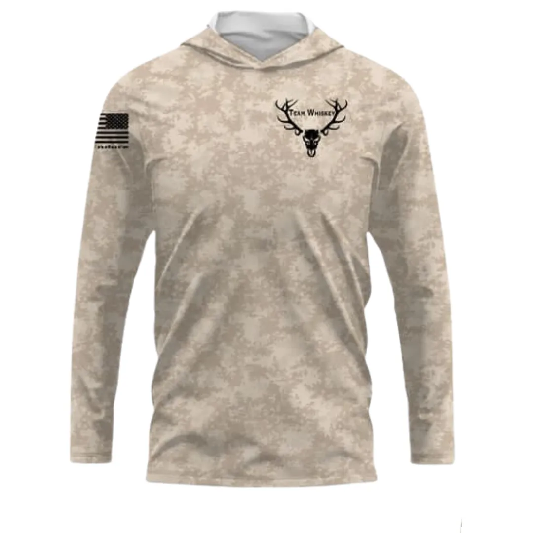 Mens UPF Long Sleeve (Hooded/Crew Neck) sold by Team Whiskey