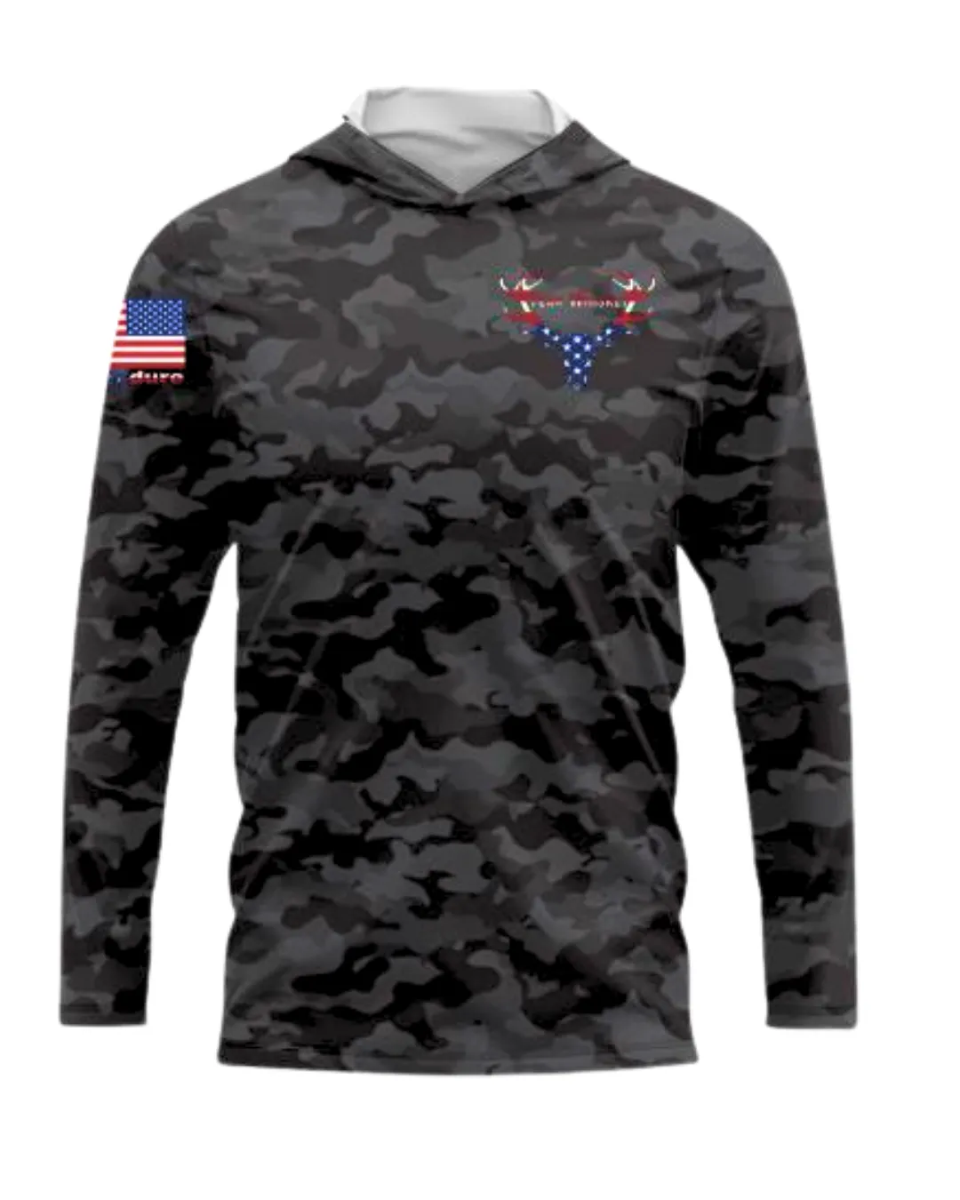 Mens UPF Long Sleeve (Hooded/Crew Neck) sold by Team Whiskey product image thumbnail 5