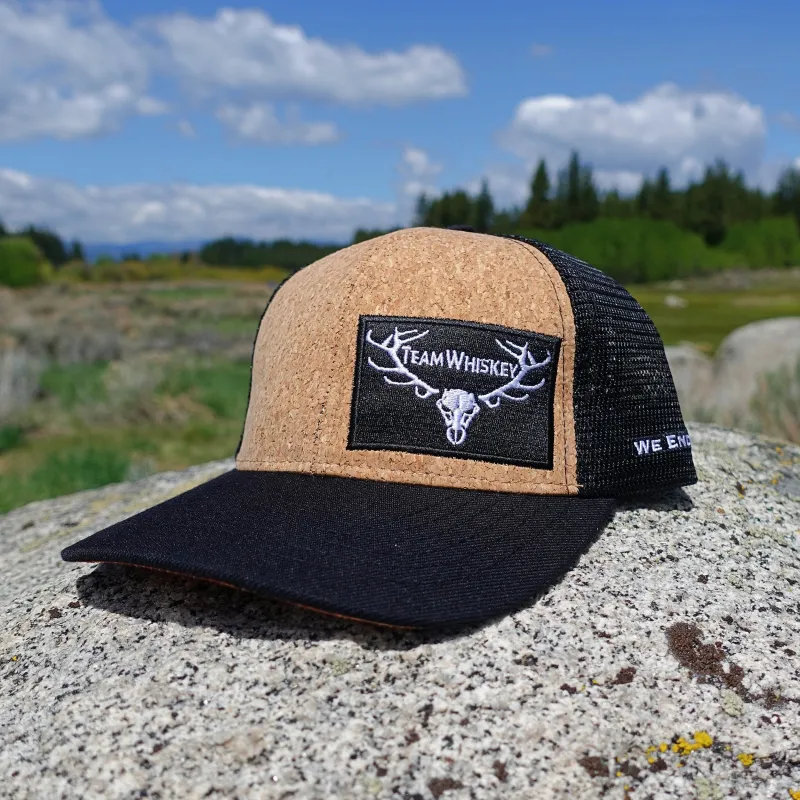 Whiskey Pour Square Patch (Curved Bill) sold by Team Whiskey