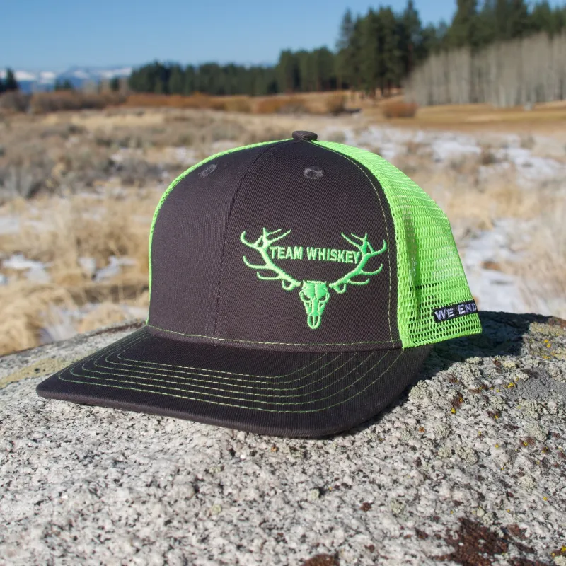 Neon Green (Curved Bill) sold by Team Whiskey