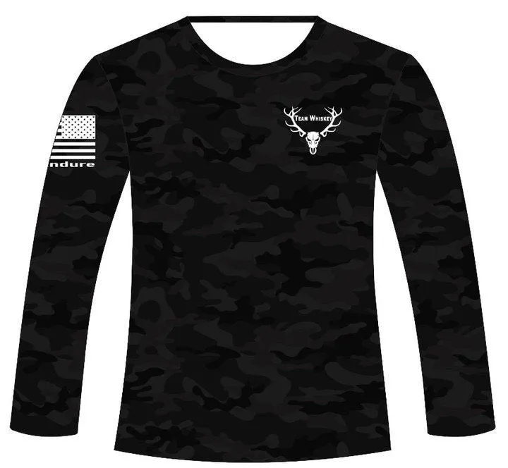 Black Camo UPF 50 Long Sleeve sold by Team Whiskey product image thumbnail 2