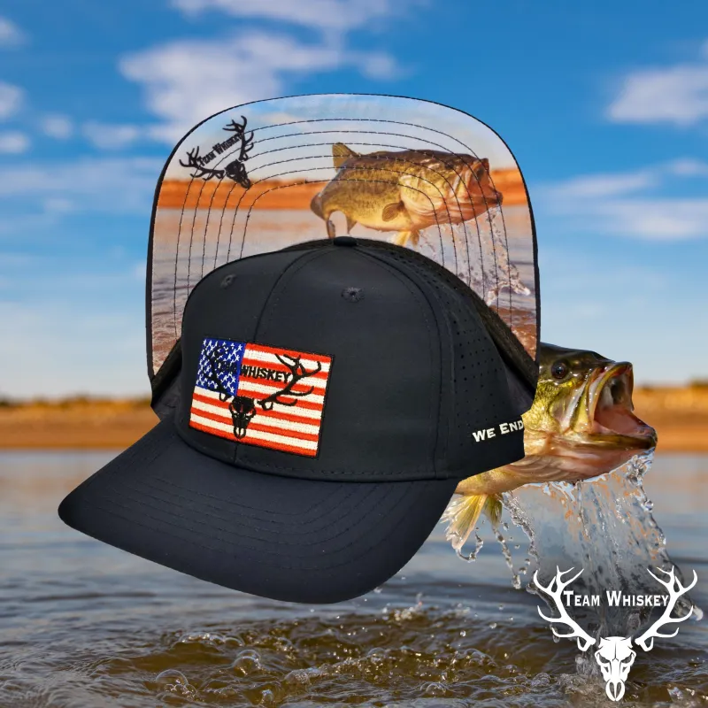 Large Mouth Bass (Curved Bill) sold by Team Whiskey