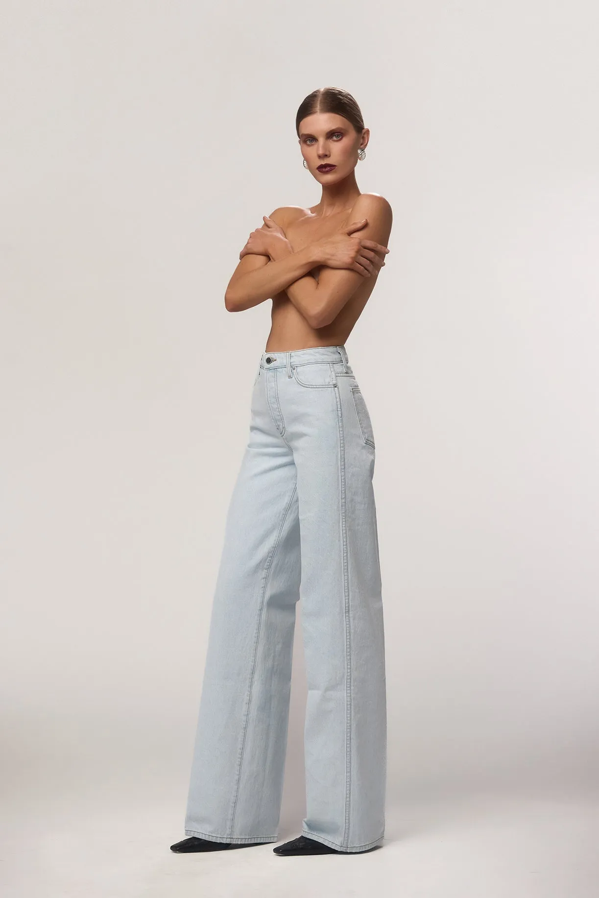 The Wide Leg Jean (Vintage Light) sold by SAME product image thumbnail 5