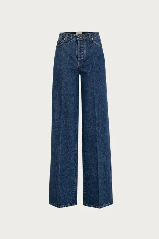 The Wide Leg Jean (Vintage Dark) sold by SAME