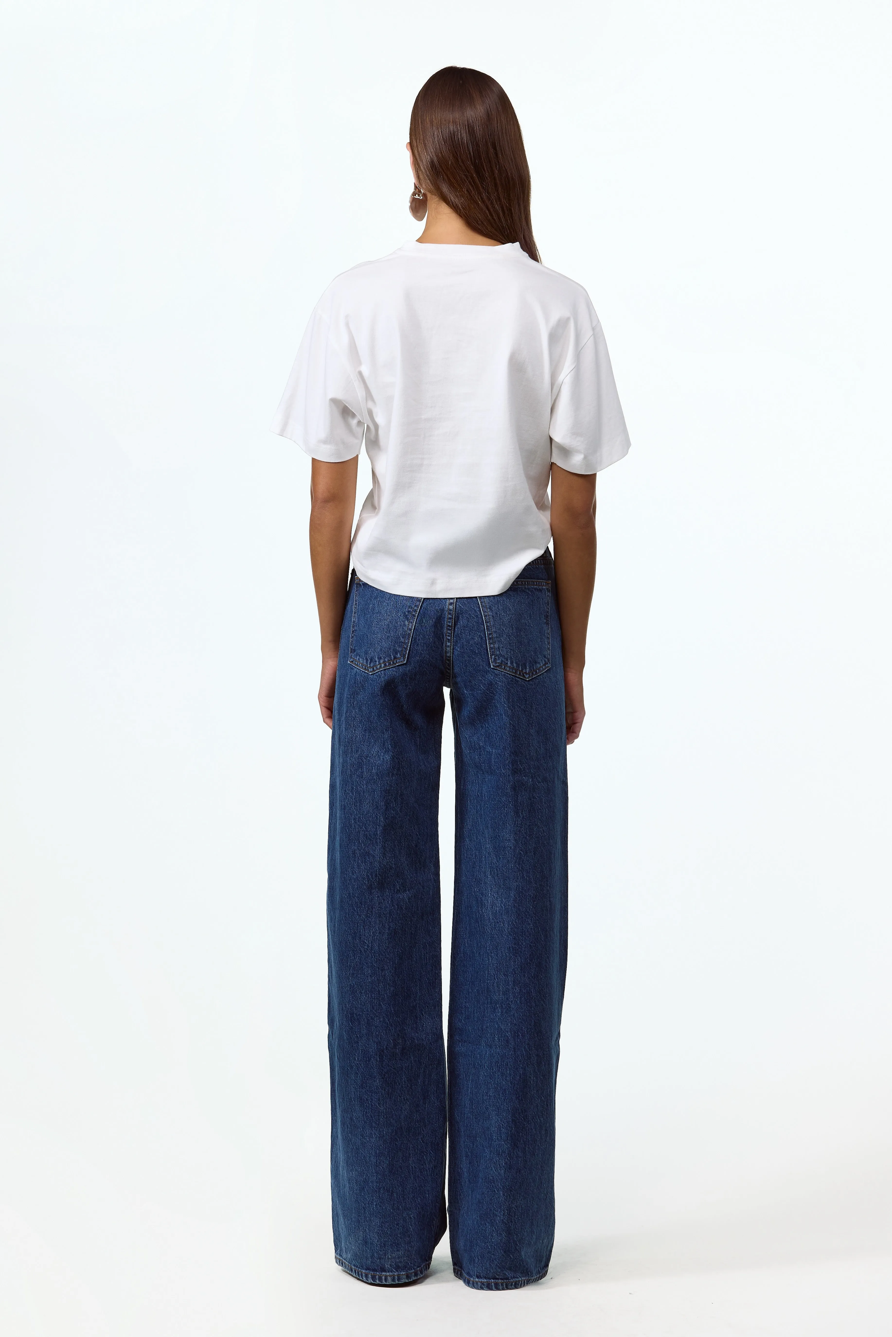 The Wide Leg Jean (Vintage Dark) sold by SAME product image thumbnail 4