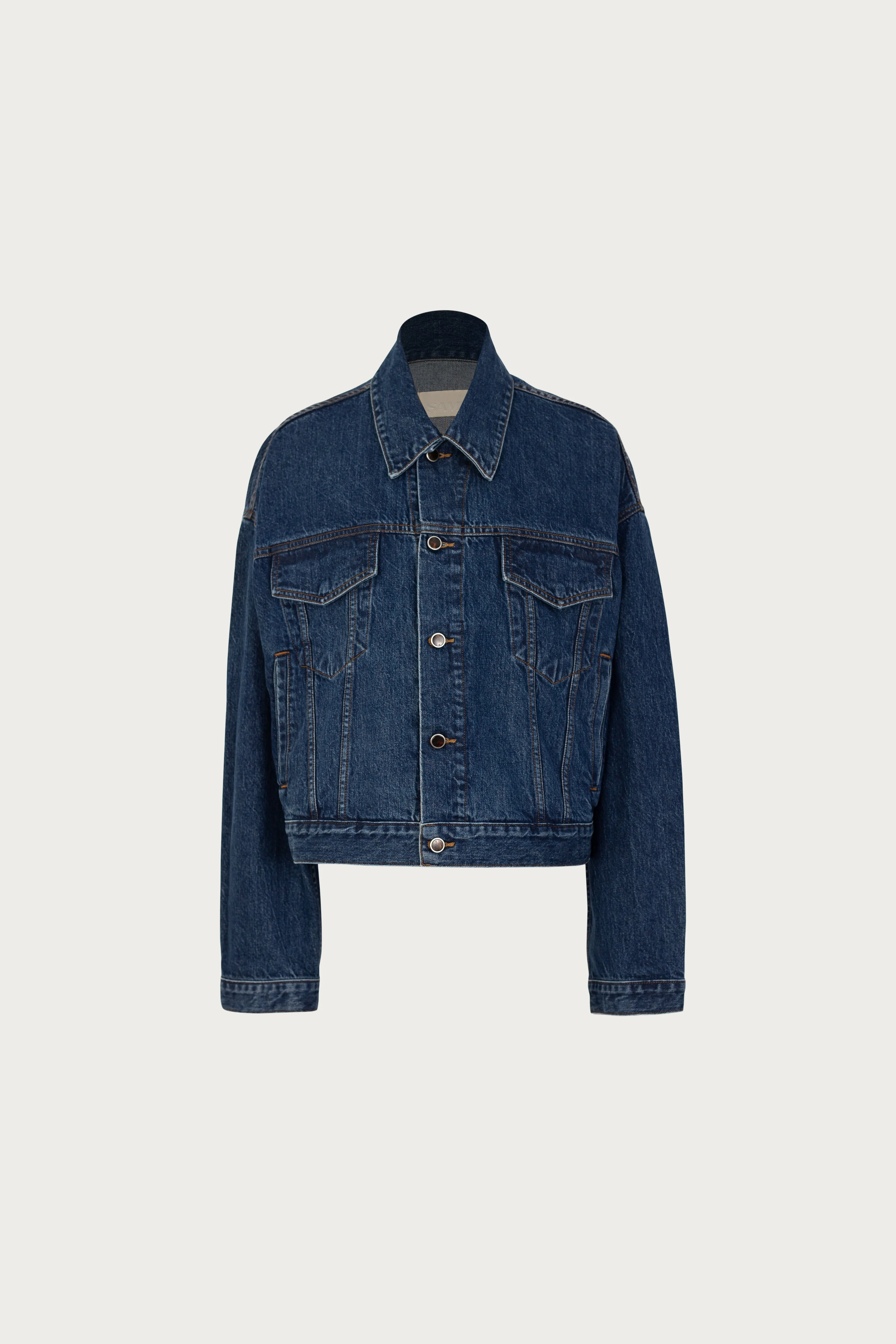 The Perfect Denim Jacket (Vintage Dark) sold by SAME