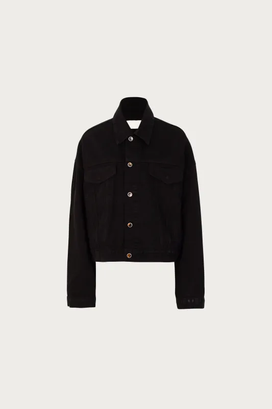 The Perfect Denim Jacket (Black) made by SAME