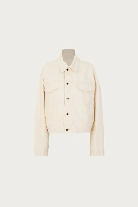 The Perfect Denim Jacket (Off White) sold by SAME