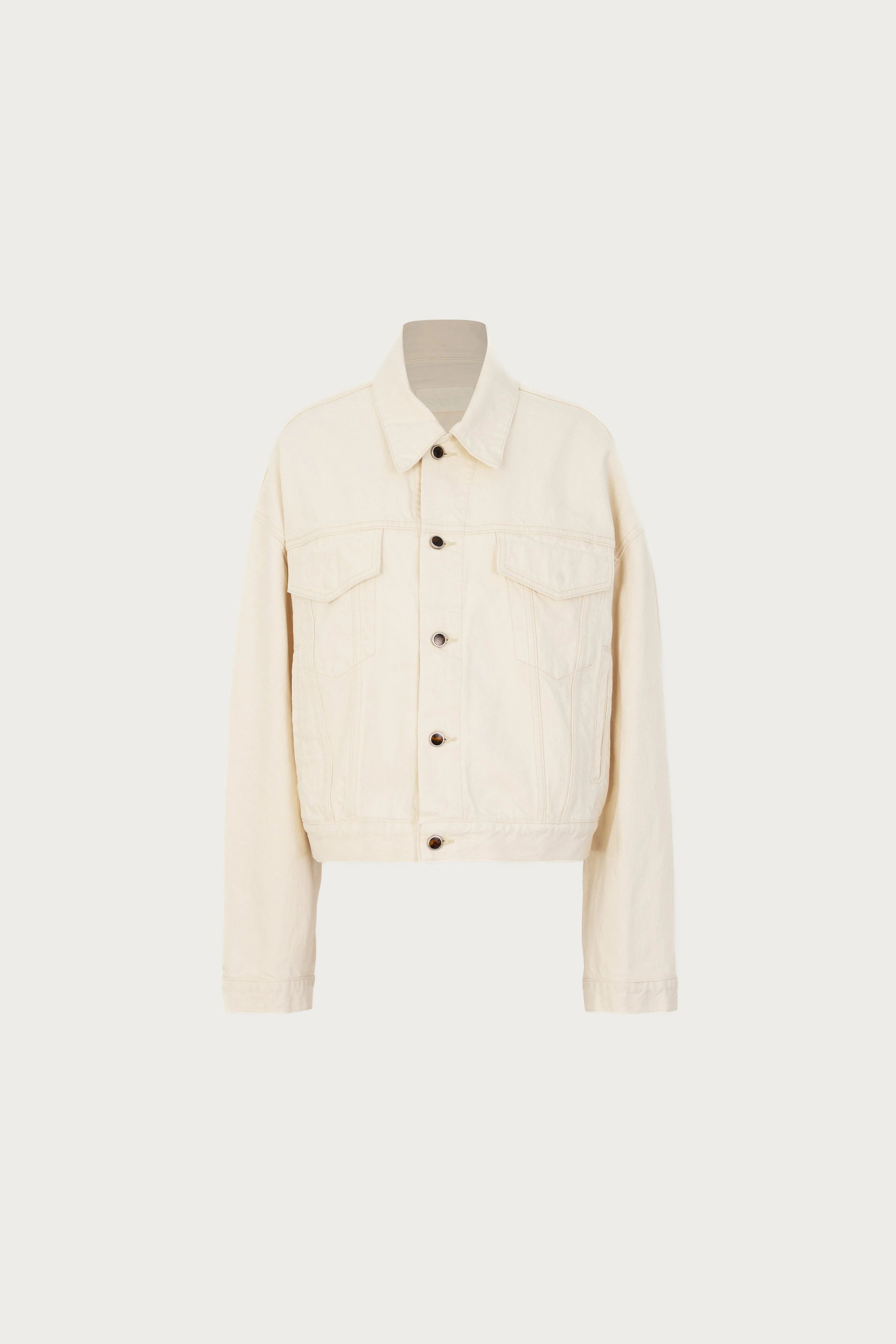 The Perfect Denim Jacket (Off White) sold by SAME